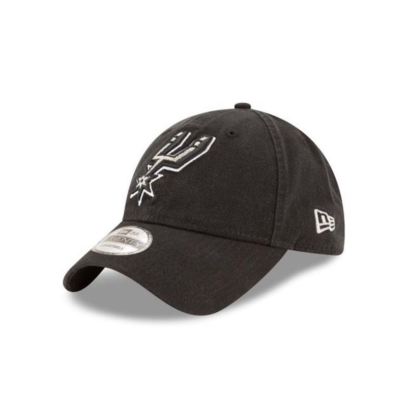 NBA San Antonio Spurs Core Classic 9Twenty Adjustable (OAG3818) - Black New Era Caps